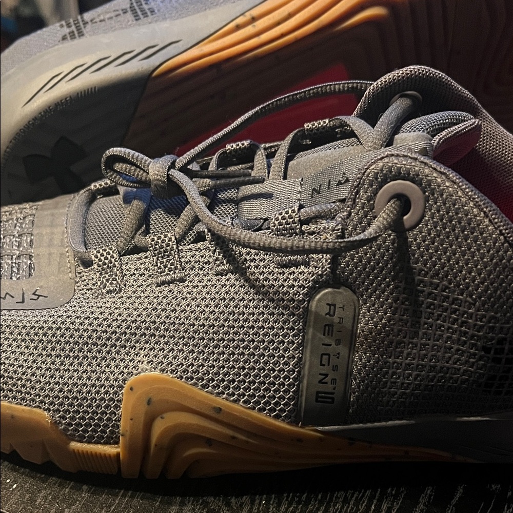 Under Armour Reign Men's Athletic Shoes in Gray and Orange